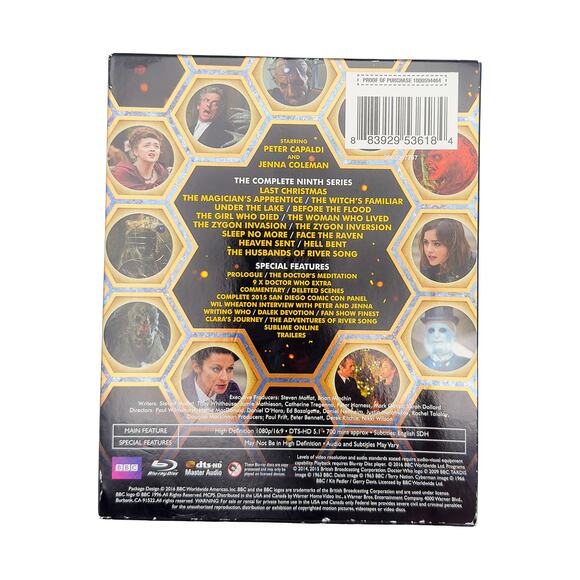 BBC Doctor Who Complete Ninth Series Blu-Ray 4-Disc Set Capaldi Coleman - Picture 3 of 5